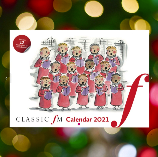 Whimsical, hand-drawn illustration by Rosie Brooks for Classic FM’s calendar, featuring lively musicians and cheerful music lovers in a festive scene. The artwork uses pen and ink with soft watercolour washes, capturing joyful expressions and playful details such as musical notes, instruments, and seasonal decorations. The style is light-hearted, British, and charming, reflecting Rosie Brooks’ signature humour and classic storytelling
