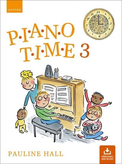 Piano book cover illustration by London illustrator Rosie Brooks for Oxford University Press, featuring hand-drawn pen and ink with watercolour